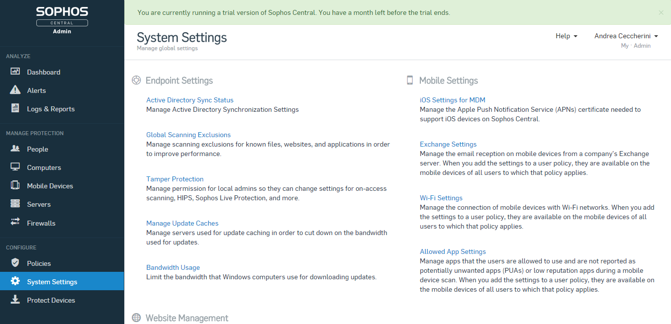 Sophos EndPoint Protection