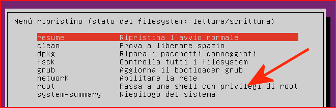 Recovery Shell Ubuntu